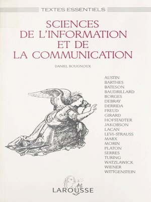 cover image of Sciences de l'information et de la communication